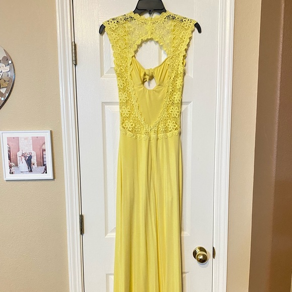 Lace Maxi Sky Dress - Picture 5 of 6